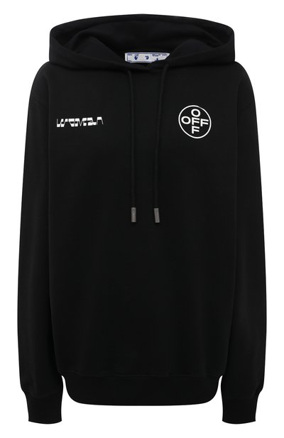 Женский хлопковое худи OFF-WHITE, арт. 0WBB035R21JER005