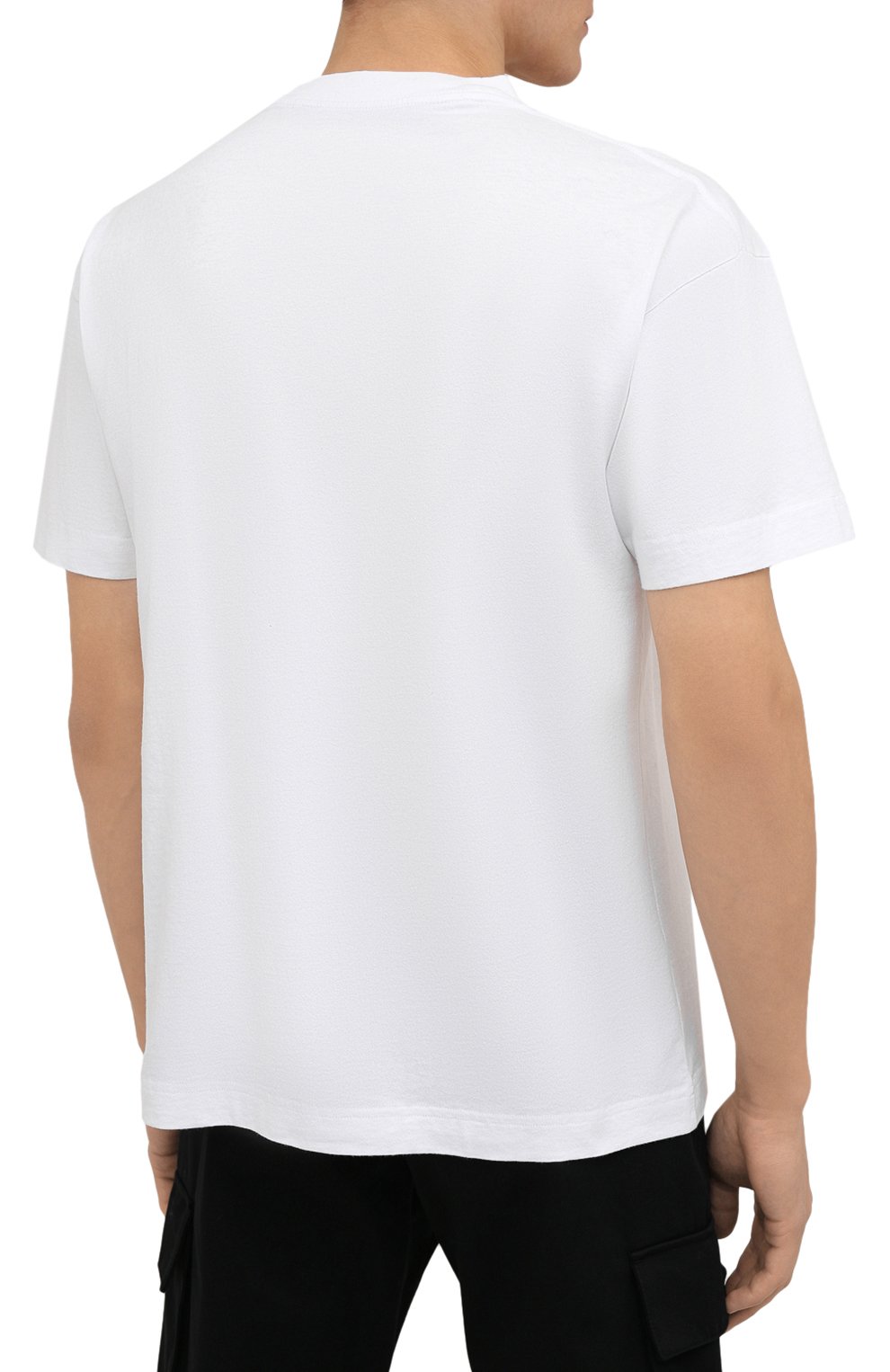 Хлопковая футболка PALM ANGELS, арт. PMAA001F21JER0160110, фото 4