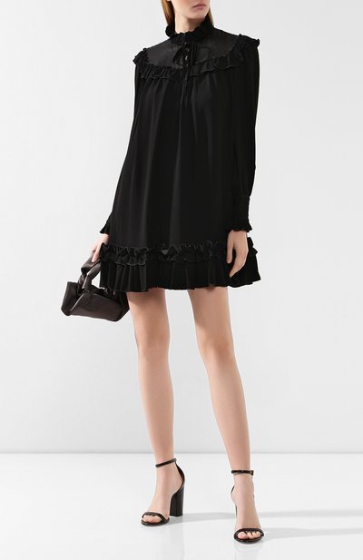 Платье из вискозы MARC JACOBS (THE) черного цвета по цене 61600 руб., арт. M4008432, фото 2 Платье из вискозы MARC JACOBS (THE), арт. M4008432, фото 2