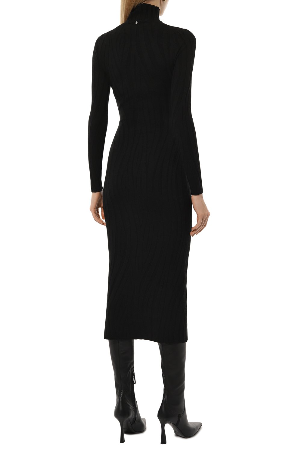 Шерстяное платье LORENA ANTONIAZZI черного цвета по цене 93300 руб., арт. I24119AM91A/2981, фото 4 Шерстяное платье LORENA ANTONIAZZI, арт. I24119AM91A/2981, фото 4
