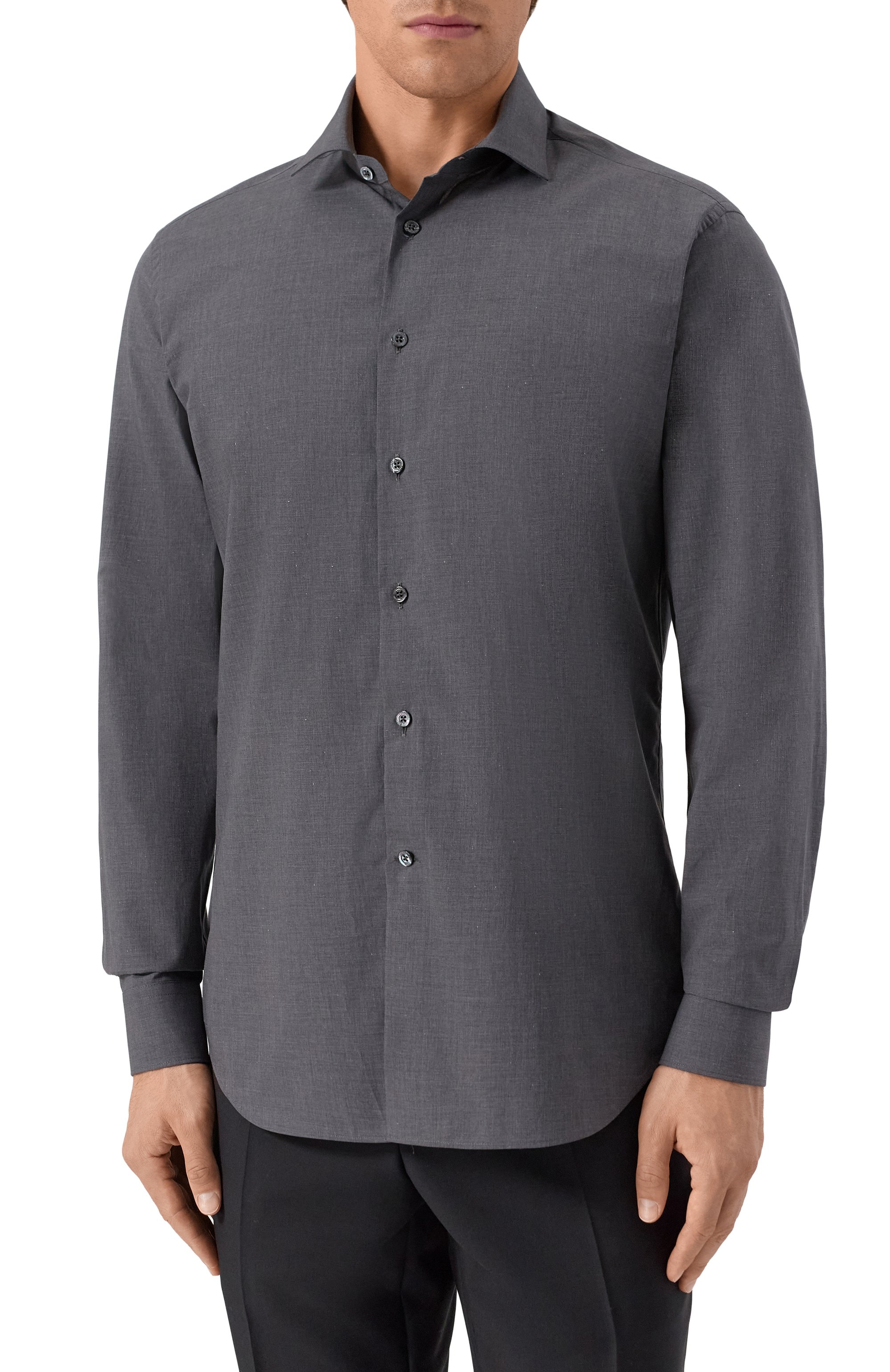 Хлопковая сорочка CORNELIANI, арт. 26P010-2611318, фото 3