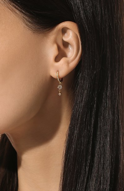 Серьги с белым топазом MOONKA, арт. ec-err-g, фото 2