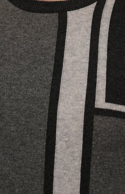 Кашемировый джемпер IL BORGO CASHMERE темно-серого цвета по цене 83150 руб., арт. 58-180-M0DG0, фото 5 Кашемировый джемпер IL BORGO CASHMERE, арт. 58-180-M0DG0, фото 5