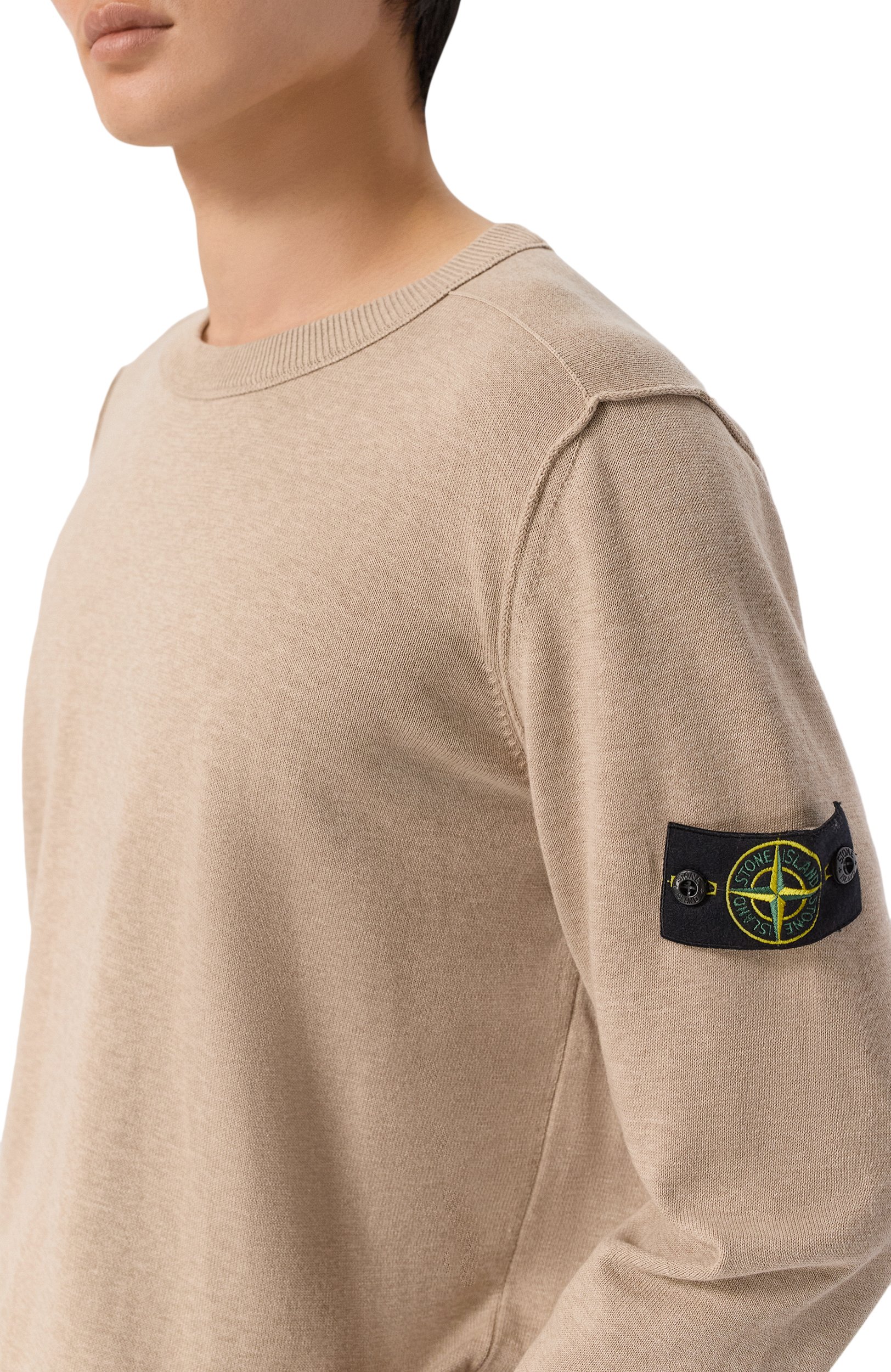 Хлопковый джемпер STONE ISLAND, арт. L1S155100053/S00B2, фото 5