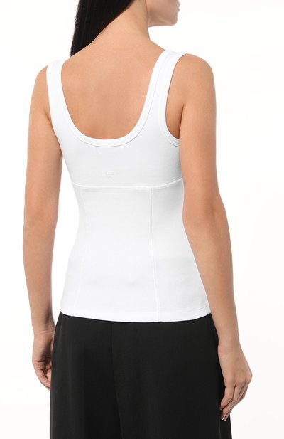 Хлопковая майка MSGM, арт. 3541MDT79/237794, фото 4