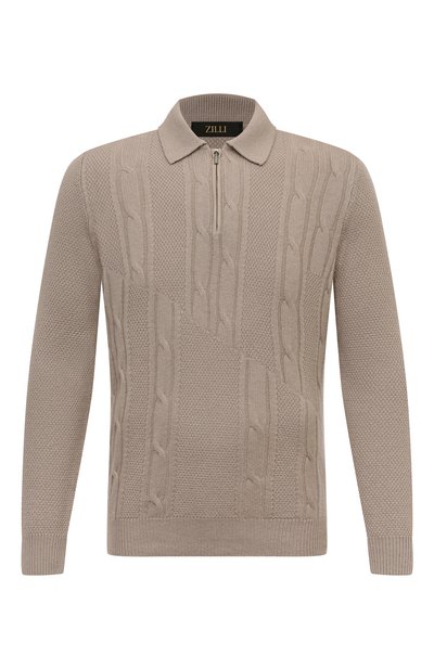 Мужская поло из шерсти и кашемира ZILLI, арт. KZP001M0223VCAB00