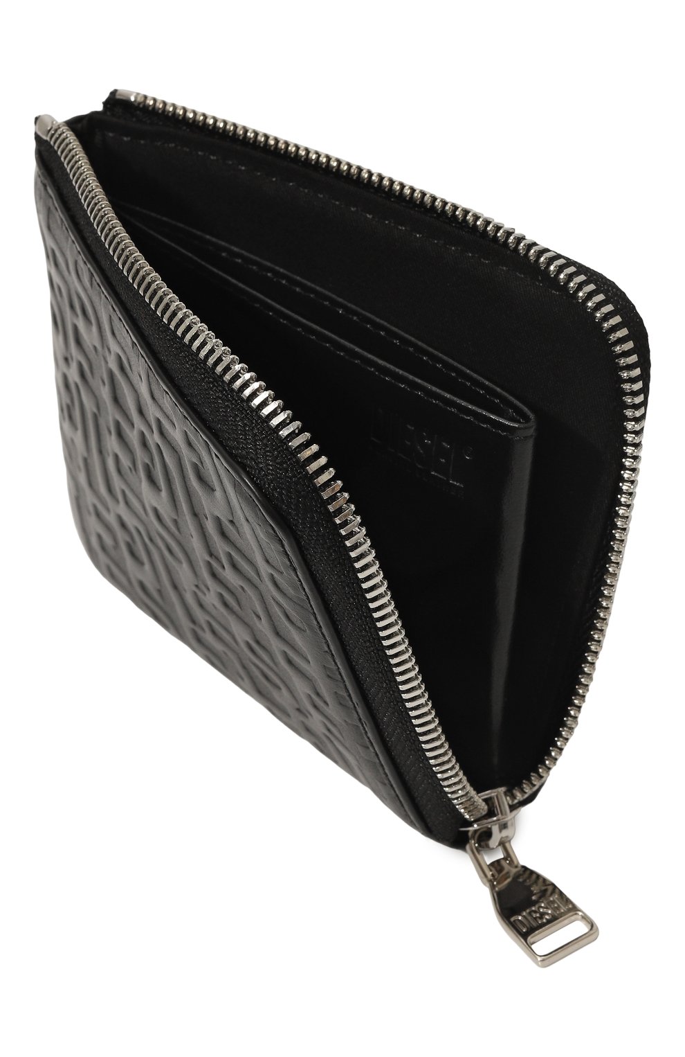 Кожаное портмоне DIESEL черного цвета по цене 17500 руб., арт. X09902/PS200, фото 3 Кожаное портмоне DIESEL, арт. X09902/PS200, фото 3