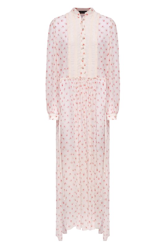 Платье из вискозы Ann Demeulemeester B0013958/FA733 Белый B0013958/FA733