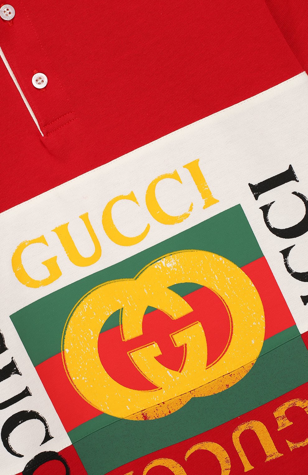 Хлопковое поло GUCCI, арт. 540634/XJAAM, фото 3