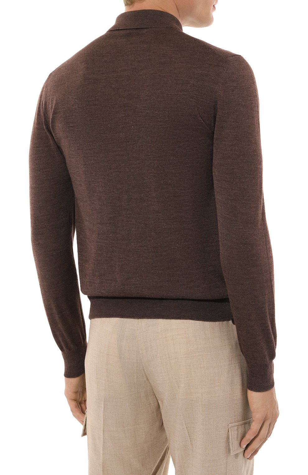 Поло из шерсти и шелка GRAN SASSO, арт. 57132/13190, фото 4