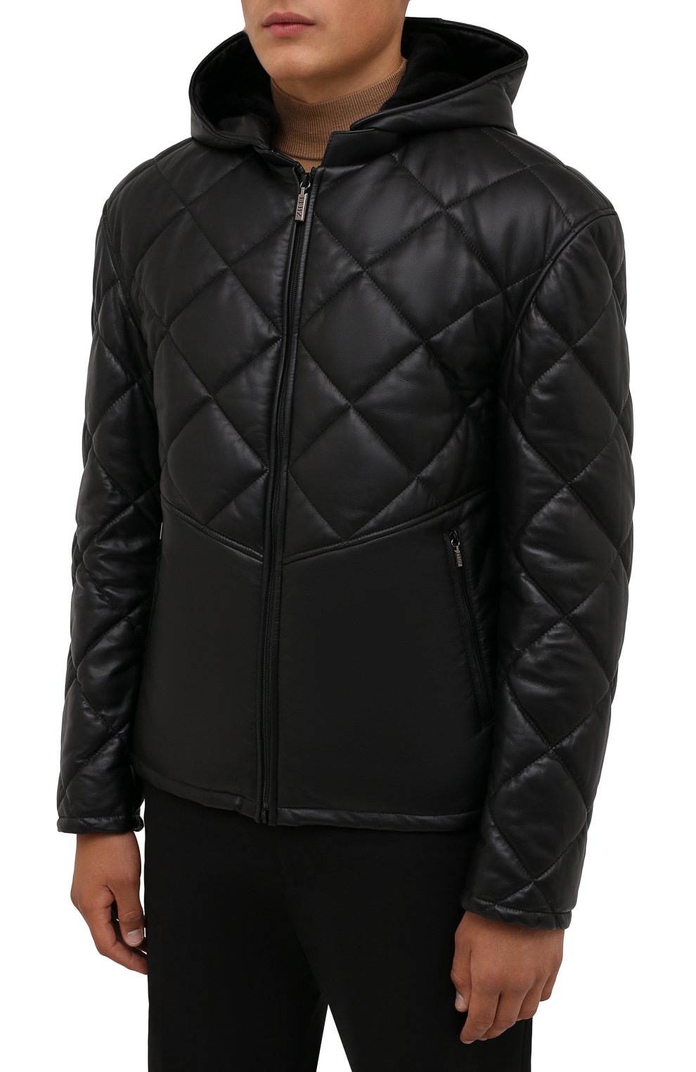 Кожаная куртка с подкладкой из ласки ZILLI, арт. MAW-KYLE0-01763/0001, фото 3