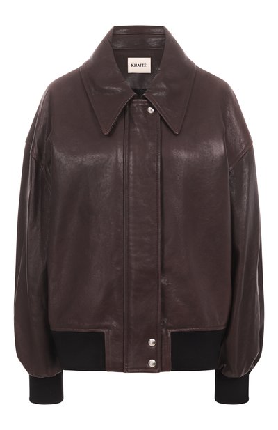Женский кожаный бомбер KHAITE, арт. 6166729/L792