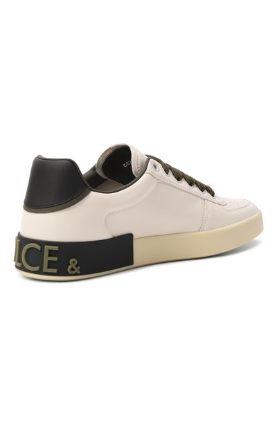 Кожаные кеды portofino DOLCE & GABBANA, арт. CS2392/A0218, фото 4