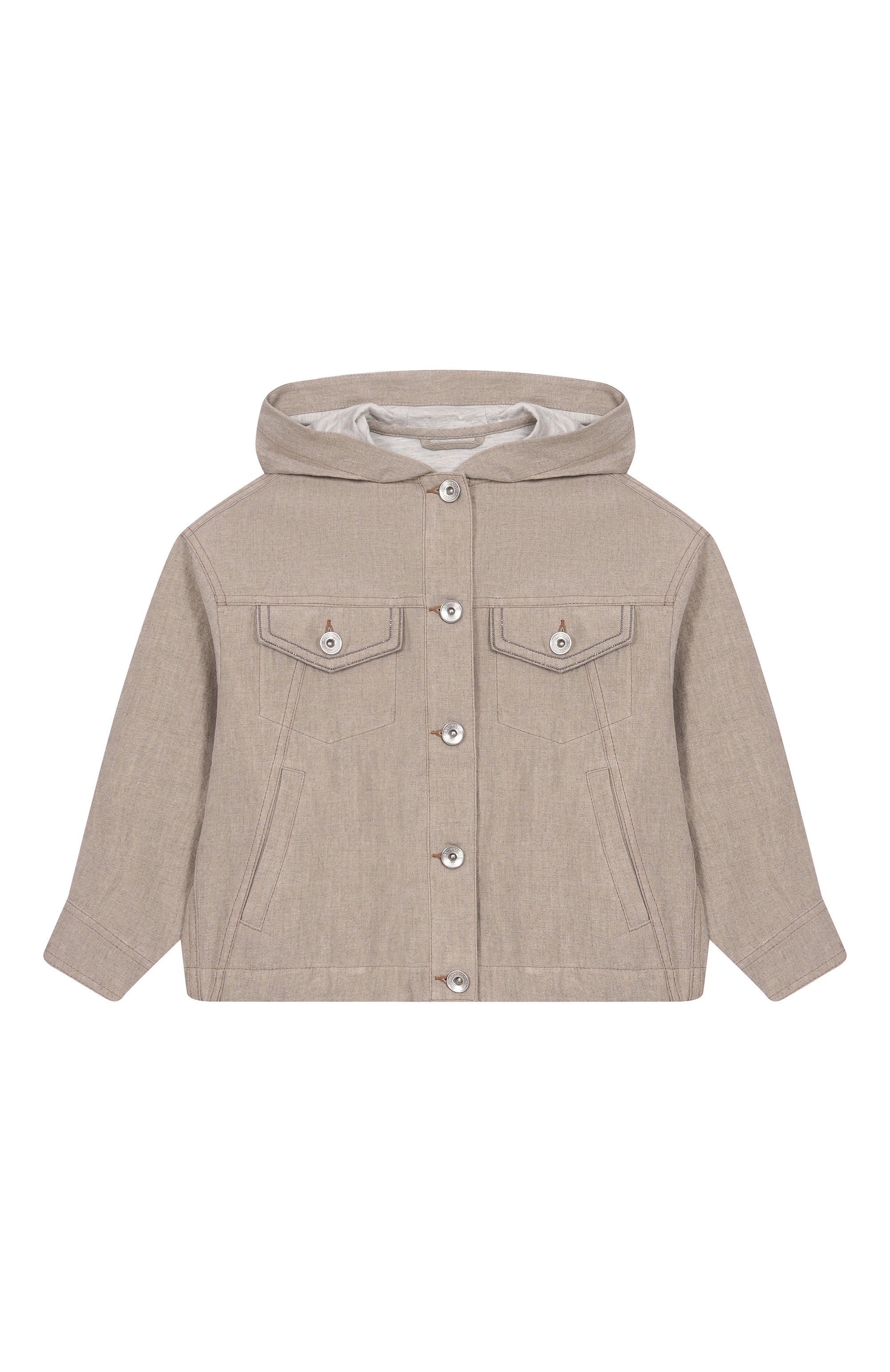 Куртка изо льна и вискозы BRUNELLO CUCINELLI, арт. BL1360459B, фото 1