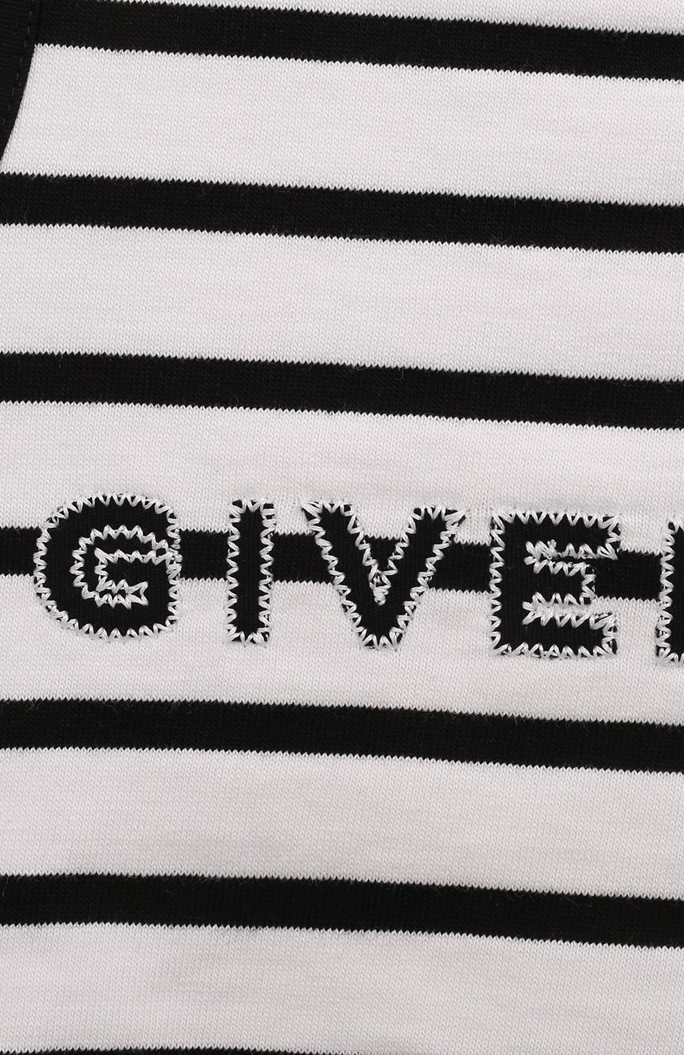 Хлопковый топ GIVENCHY черно-белого цвета по цене 16600 руб., арт. H30025/12+/14, фото 3 Хлопковый топ GIVENCHY, арт. H30025/12+/14, фото 3