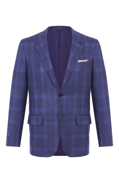Мужской пиджак из кашемира и шелка KITON, арт. UG81K0640E11