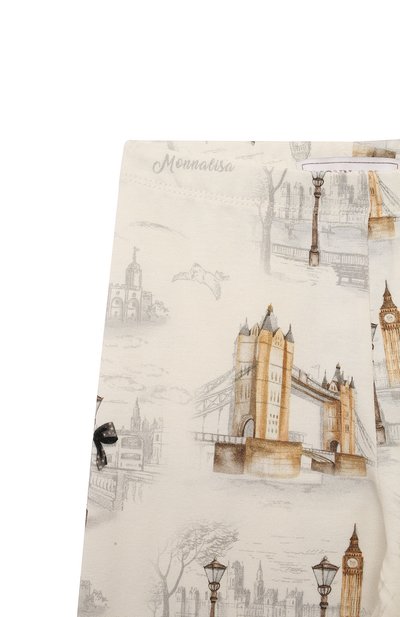 Хлопковые легинсы MONNALISA, арт. 11D409RU, фото 3