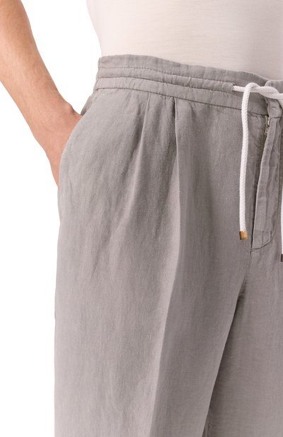 Льняные брюки BRUNELLO CUCINELLI, арт. M243DE1710, фото 5