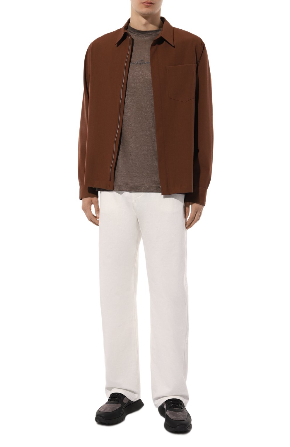 Льняная футболка GIORGIO ARMANI, арт. 3DSM73/SJDJZ, фото 2