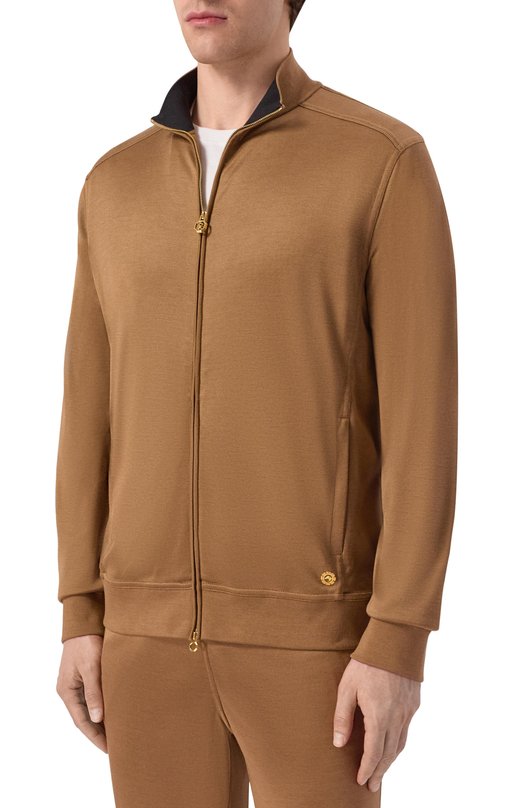 Шелковая толстовка Stefano Ricci K919511R31/R26190_001 Бежевый  K919511R31/R26190_001 Фото 3