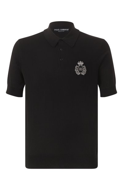 Мужская хлопковое поло DOLCE & GABBANA, арт. GXZ02Z/JBCG3