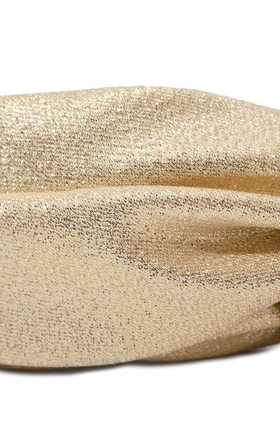 Ободок для волос PANFIL золотого цвета по цене 12000 руб., арт. 11G-BND-U, фото 4 Ободок для волос PANFIL, арт. 11G-BND-U, фото 4