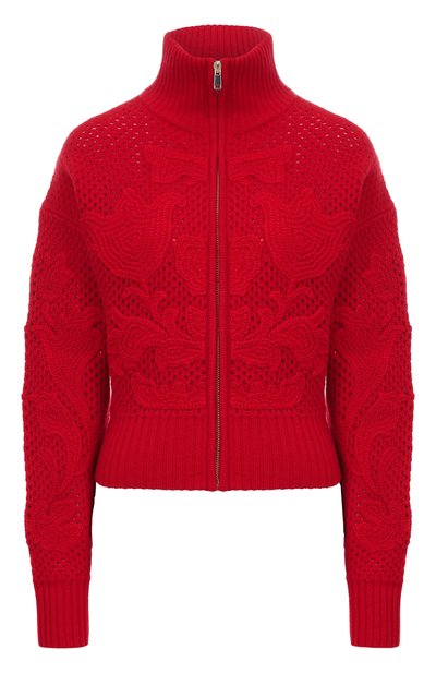 Женский кардиган из шерсти и кашемира ХОХЛОМА Х АЛЕНА АХМАДУЛЛИНА, арт. WKT1114