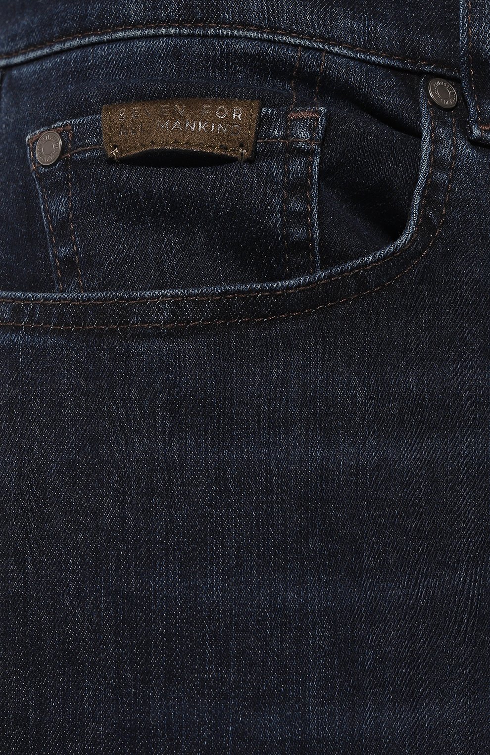 Джинсы standard 7 FOR ALL MANKIND темно-синего цвета по цене 27450 руб., арт. JSMNB80SAR, фото 5 Джинсы standard 7 FOR ALL MANKIND, арт. JSMNB80SAR, фото 5
