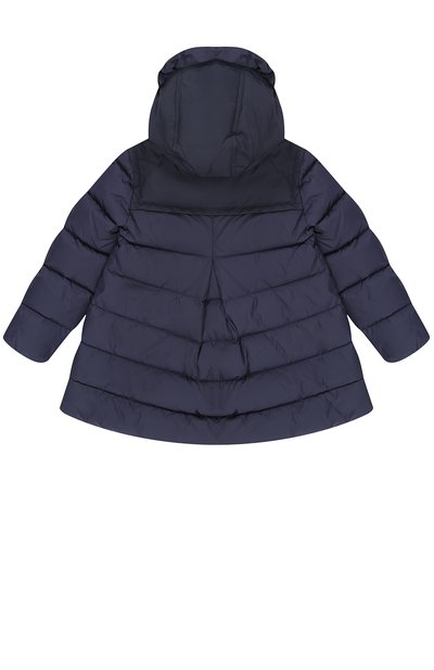 Стеганый пуховик с капюшоном и накладными карманами MONCLER ENFANT, арт. C2-954-49384-85-68352/4-6A, фото 2