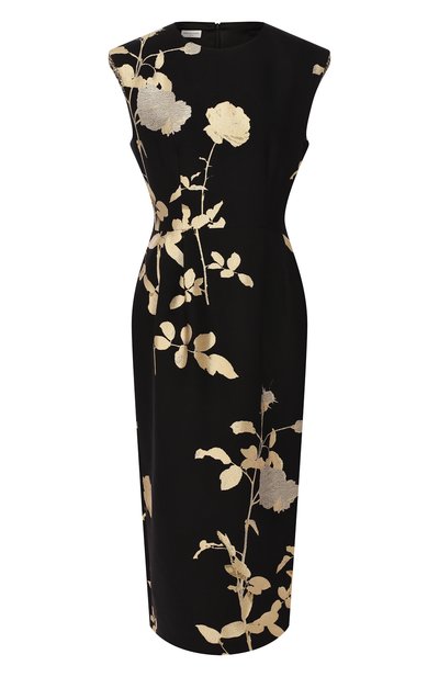 Женское платье из смеси шерсти и вискозы DRIES VAN NOTEN, арт. 192-11047-8361