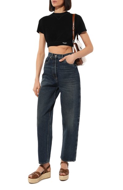 Кожаные босоножки PRADA, арт. 1XZ680-3KYE-F0134-065, фото 2