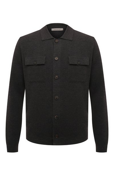 Мужская шерстяная рубашка CORNELIANI, арт. 94M589-9425164