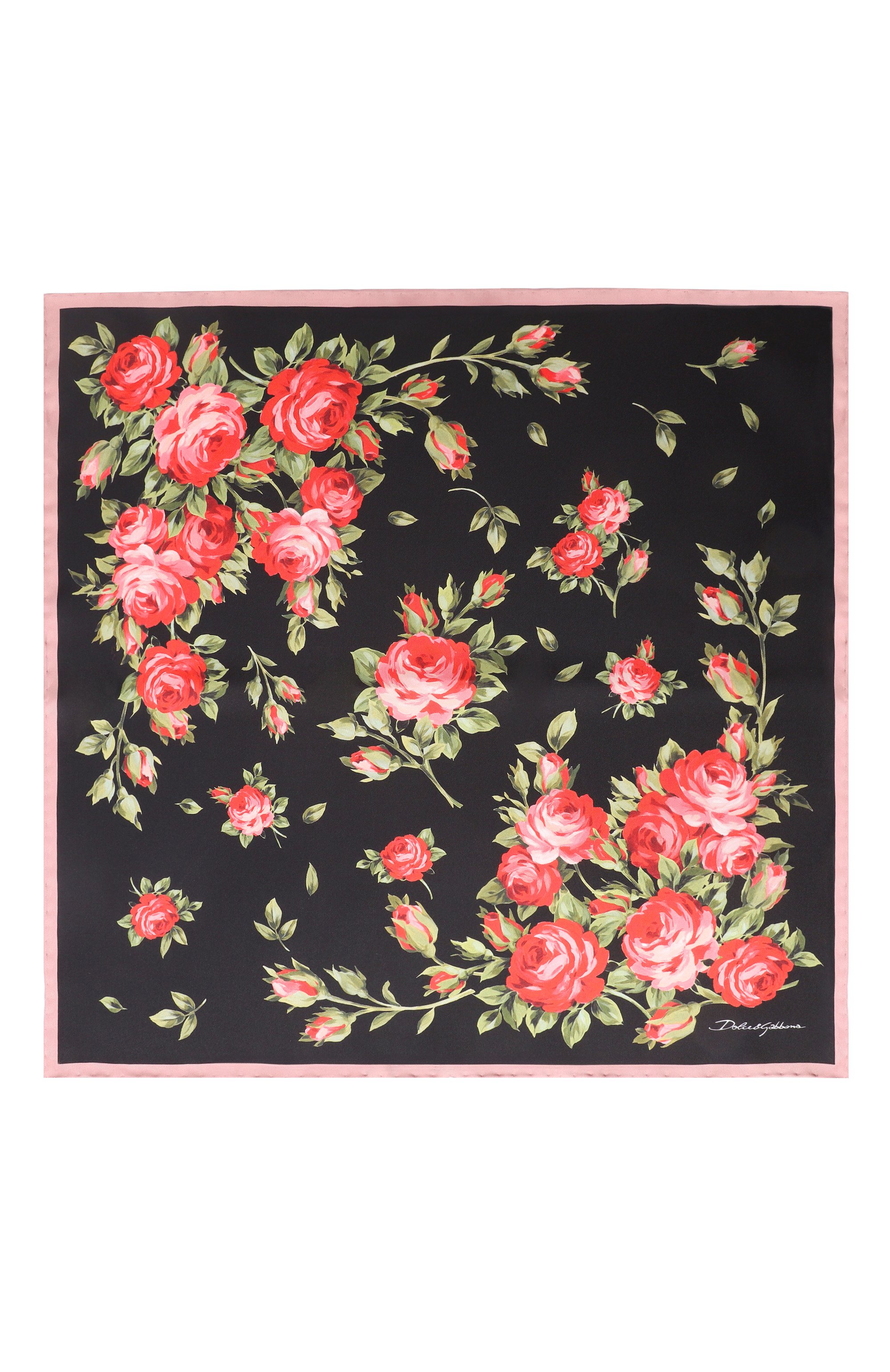Шелковый платок DOLCE & GABBANA, арт. FN093R/GDDPM, фото 4