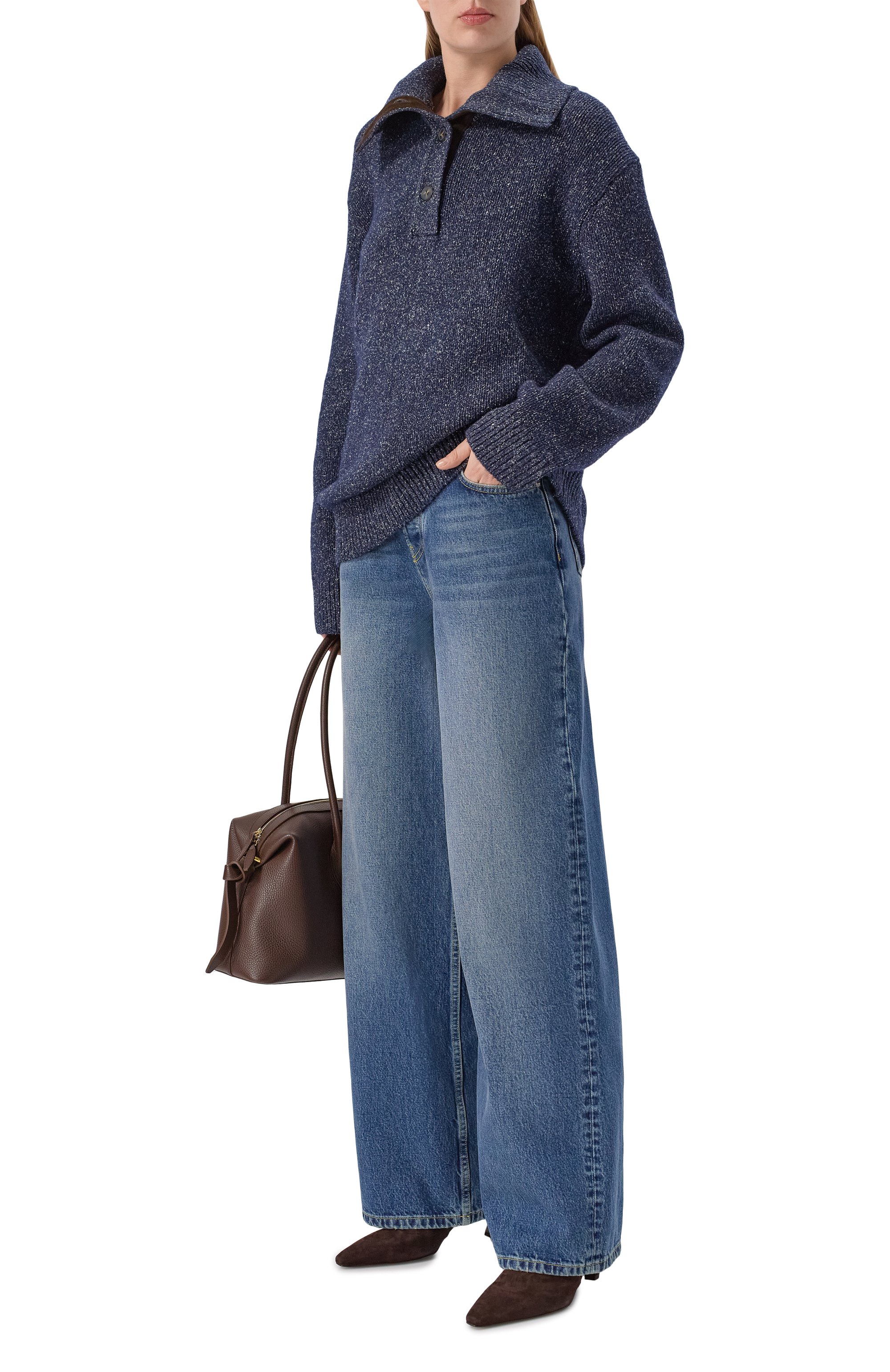 Свитер из шерсти и шелка 12 STOREEZ, арт. 135148, фото 2