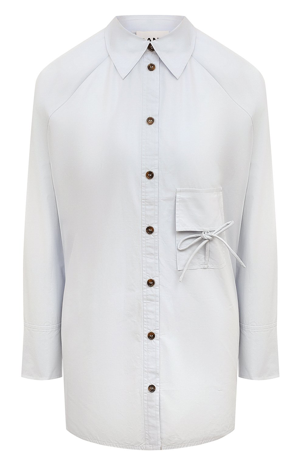 Хлопковая рубашка GANNI, арт. F9071, фото 1