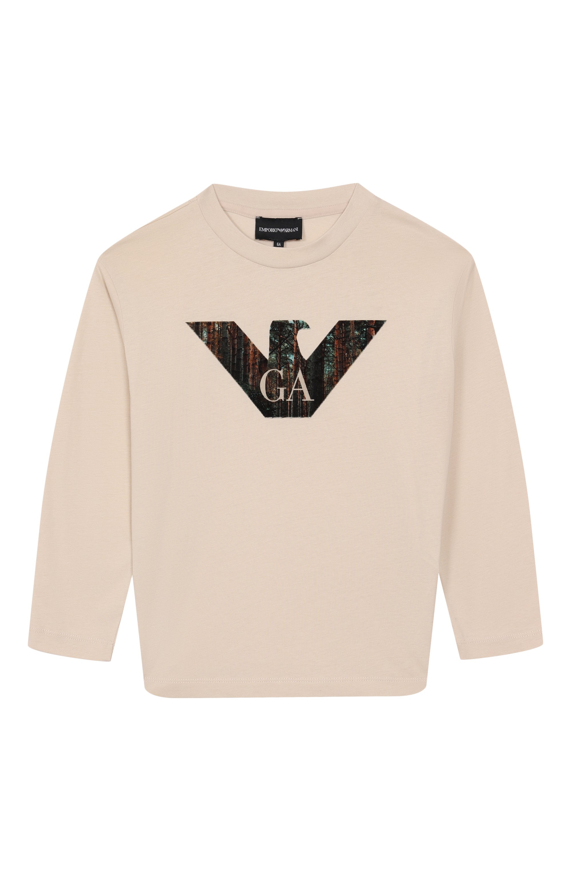 Хлопковый лонгслив EMPORIO ARMANI, арт. EB000830/AF14503, фото 1