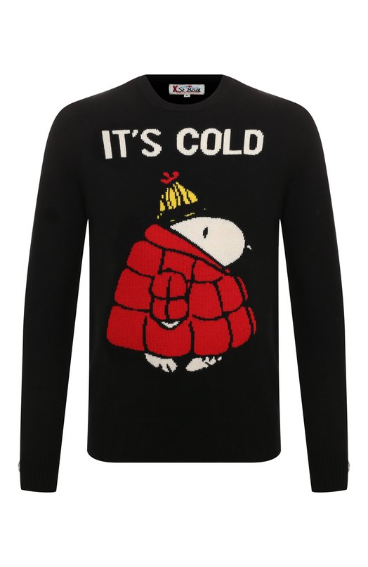 

Джемпер из шерсти и вискозы MC2 Saint Barth, Чёрный