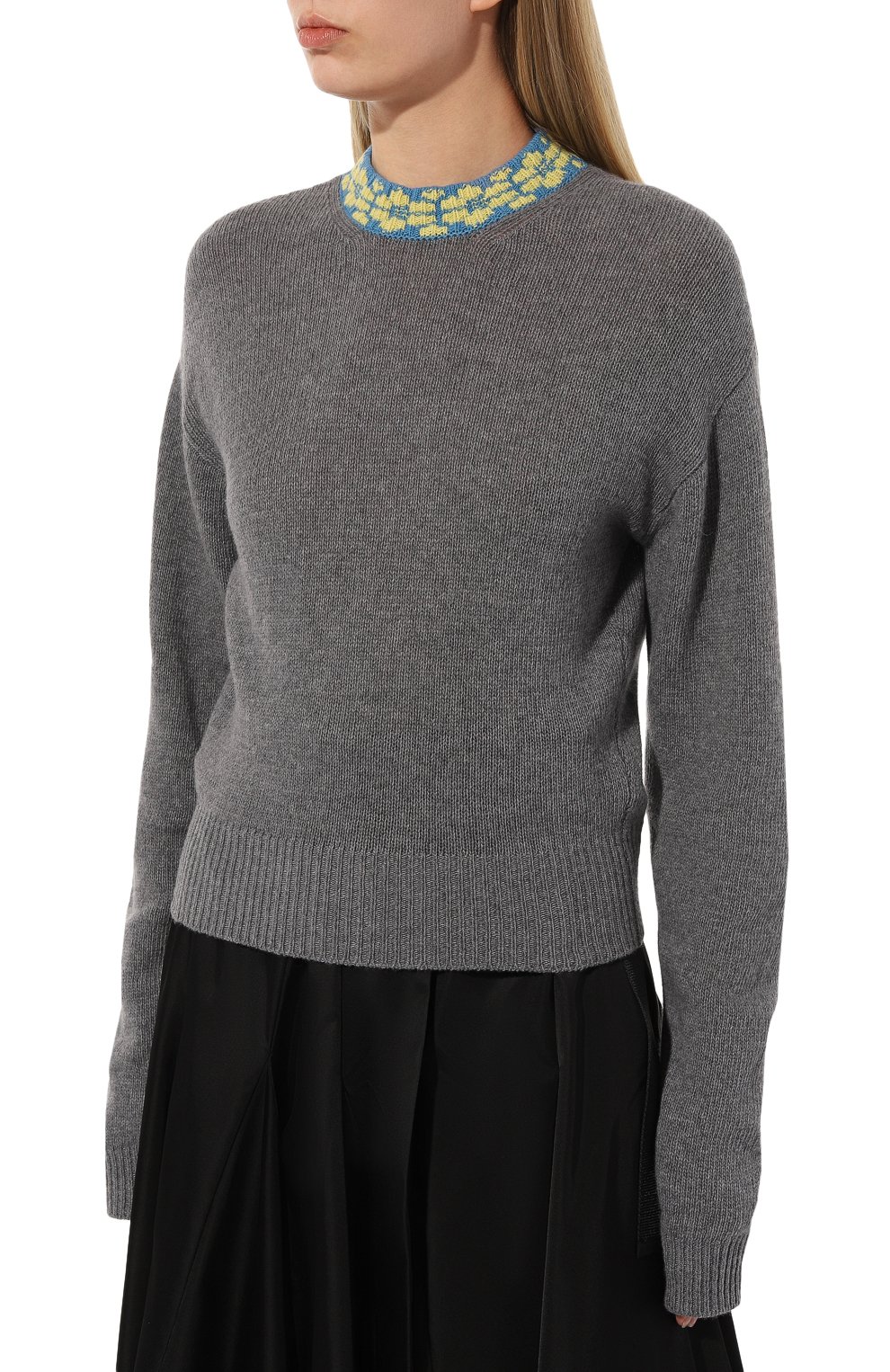 Пуловер из шерсти и кашемира PRADA, арт. P24M1T-10DA-F0L5S-212, фото 3