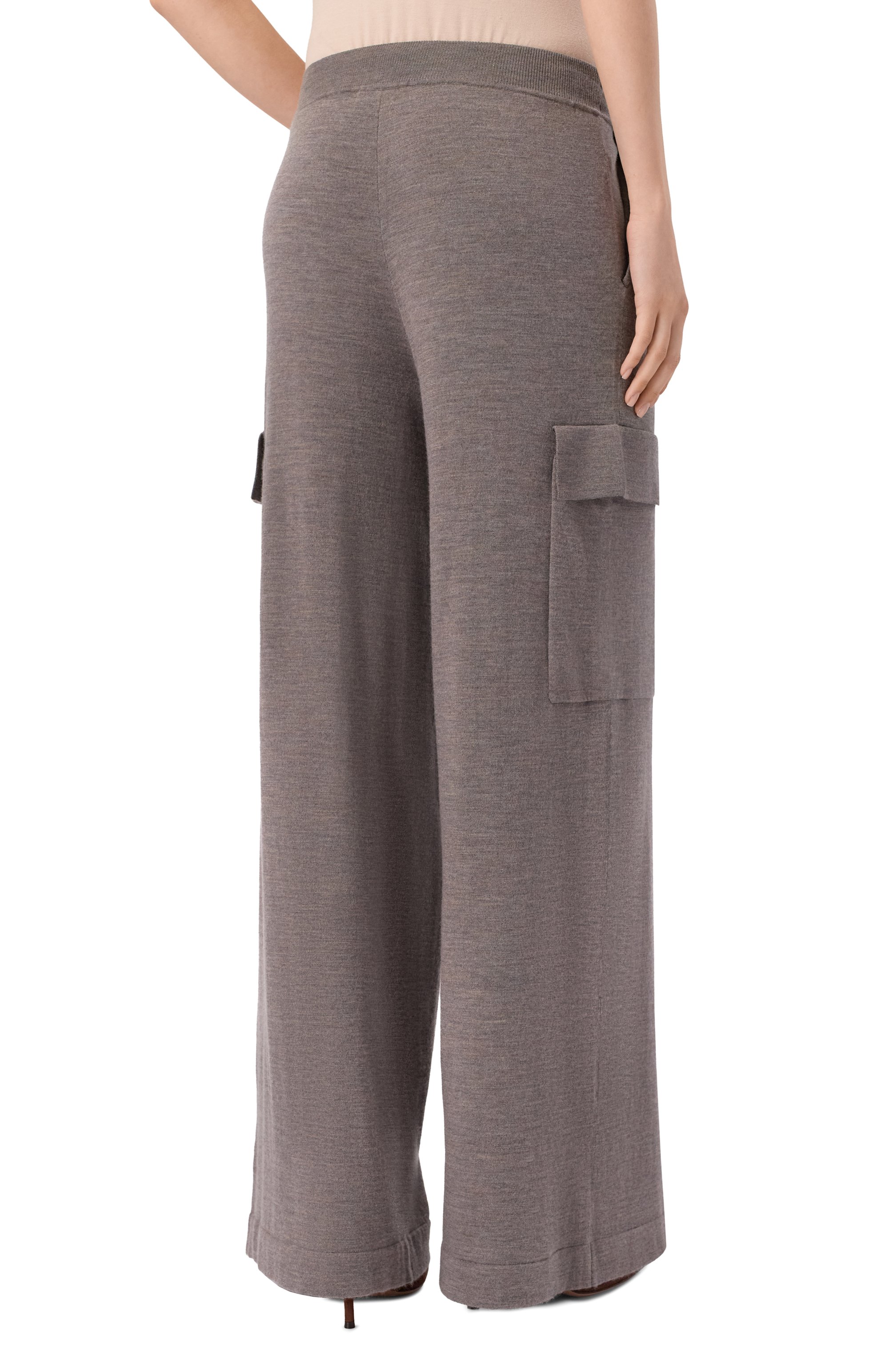 Брюки-карго из шерсти и кашемира P.A.R.O.S.H., арт. LIME25-D570608, фото 4