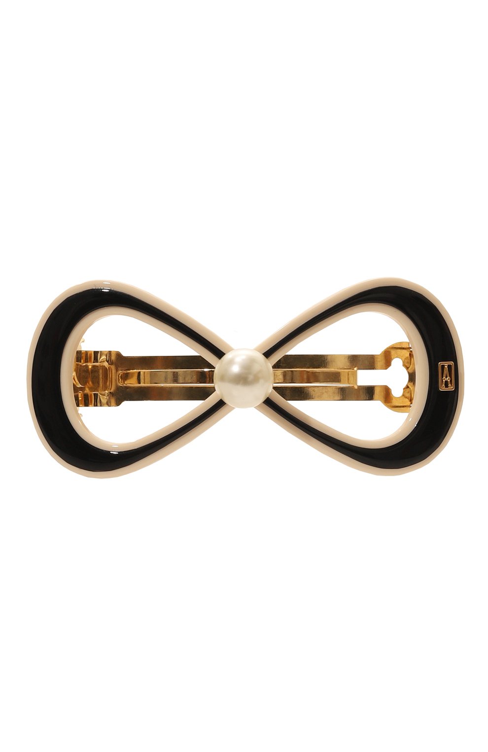 Заколка для волос ALEXANDRE DE PARIS черного цвета по цене 14520 руб., арт. AA8-18375-02 W, фото 1 Заколка для волос ALEXANDRE DE PARIS, арт. AA8-18375-02 W, фото 1