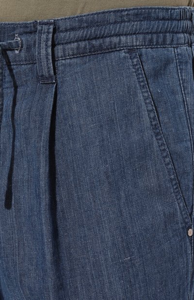 Брюки из хлопка и льна STEFANO RICCI, арт. MFT41B3110/T205BL, фото 5