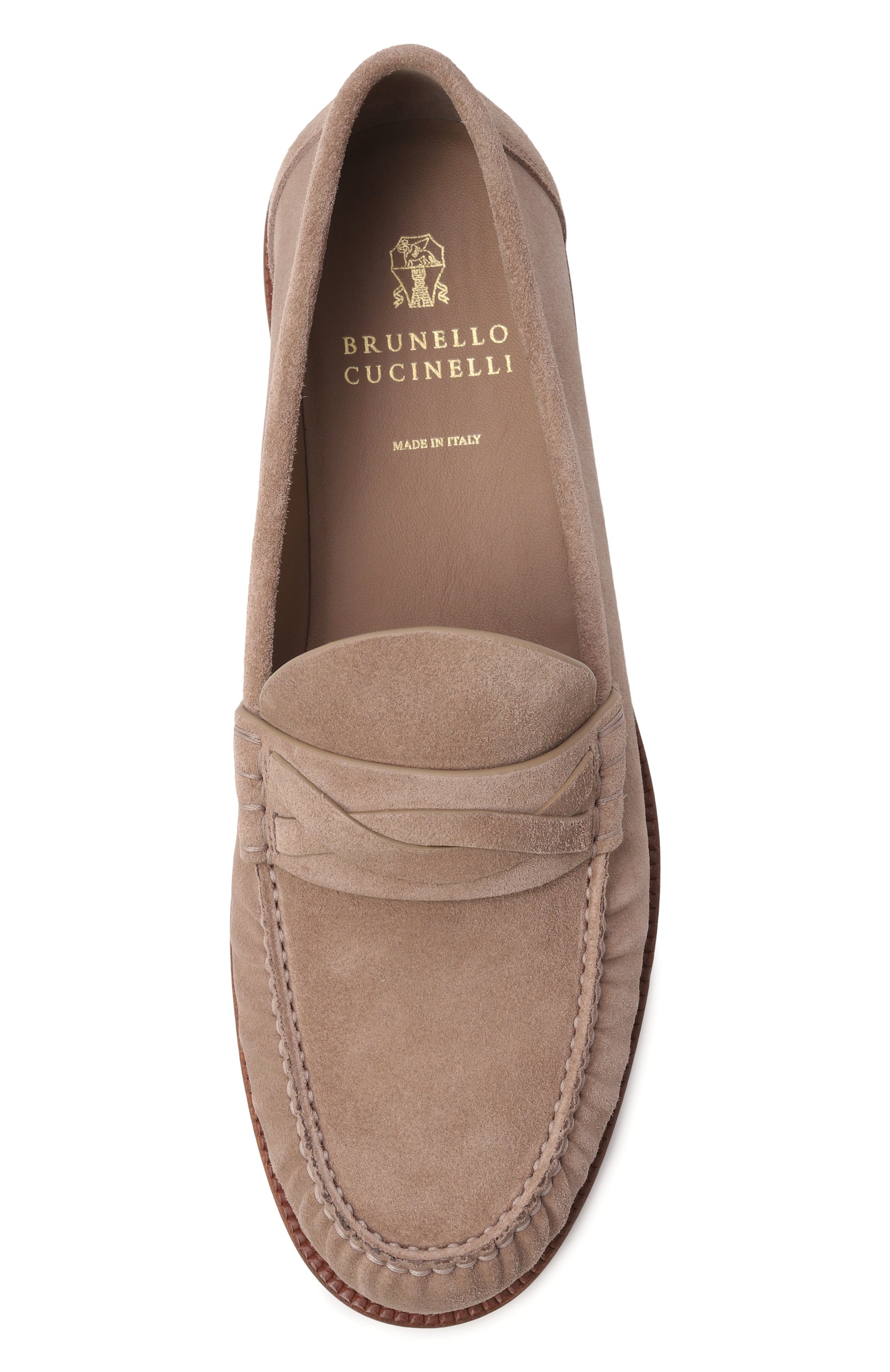 Замшевые лоферы BRUNELLO CUCINELLI, арт. MZUS0LF747, фото 5