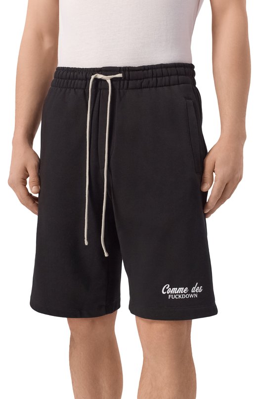 Хлопковые шорты Comme des Fuckdown CFABM01930 Чёрный  CFABM01930 Фото 3