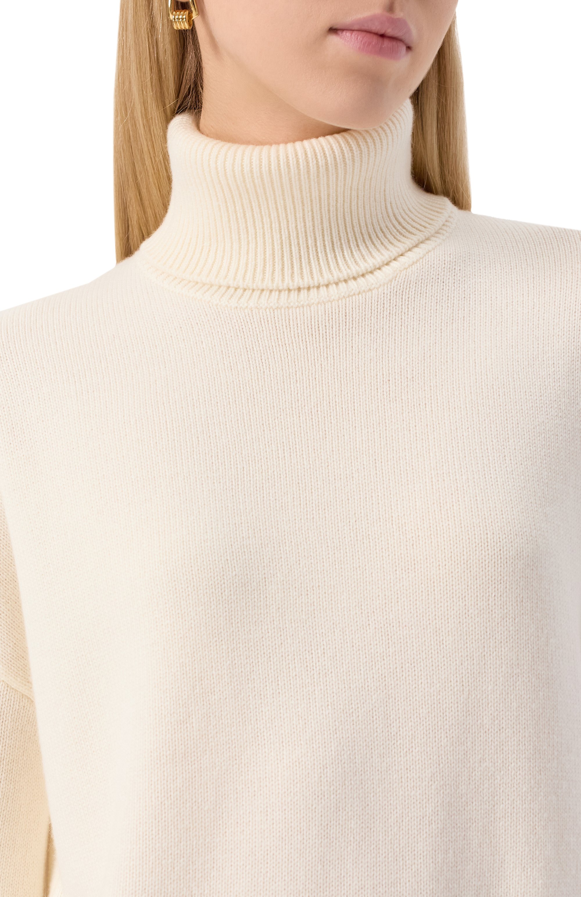 Свитер из шерсти и кашемира P.A.R.O.S.H. кремового цвета по цене 68050 руб., арт. L0IRA-D512944, фото 5 Свитер из шерсти и кашемира P.A.R.O.S.H., арт. L0IRA-D512944, фото 5