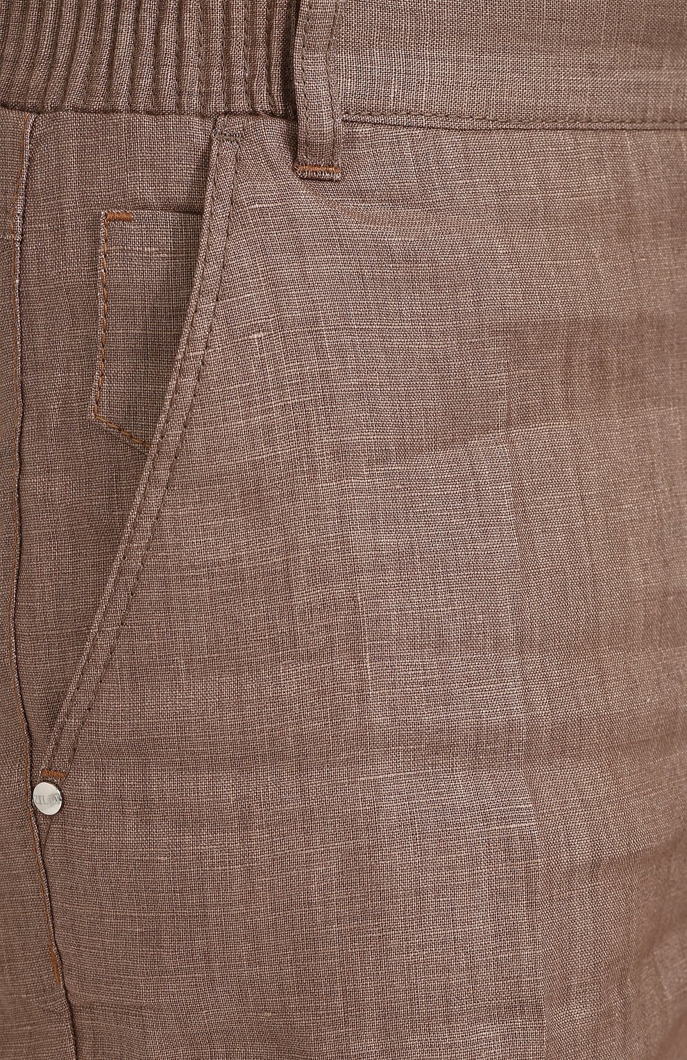 Льняные бермуды с карманами ZILLI, арт. M0P-D0301-LIN01/R001, фото 5