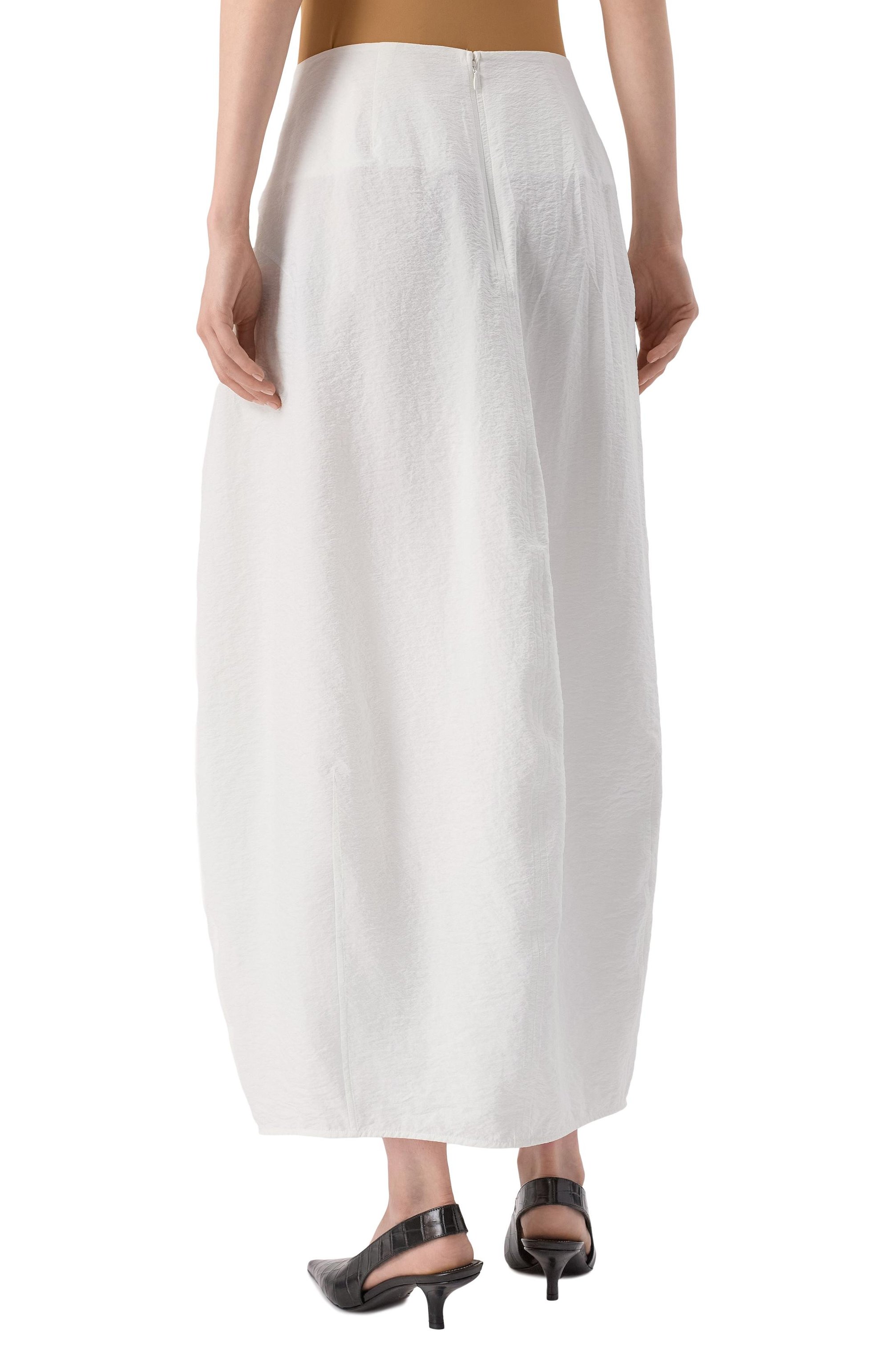 Шелковая юбка TOTEME, арт. 252-WRB0275-FB0368, фото 4