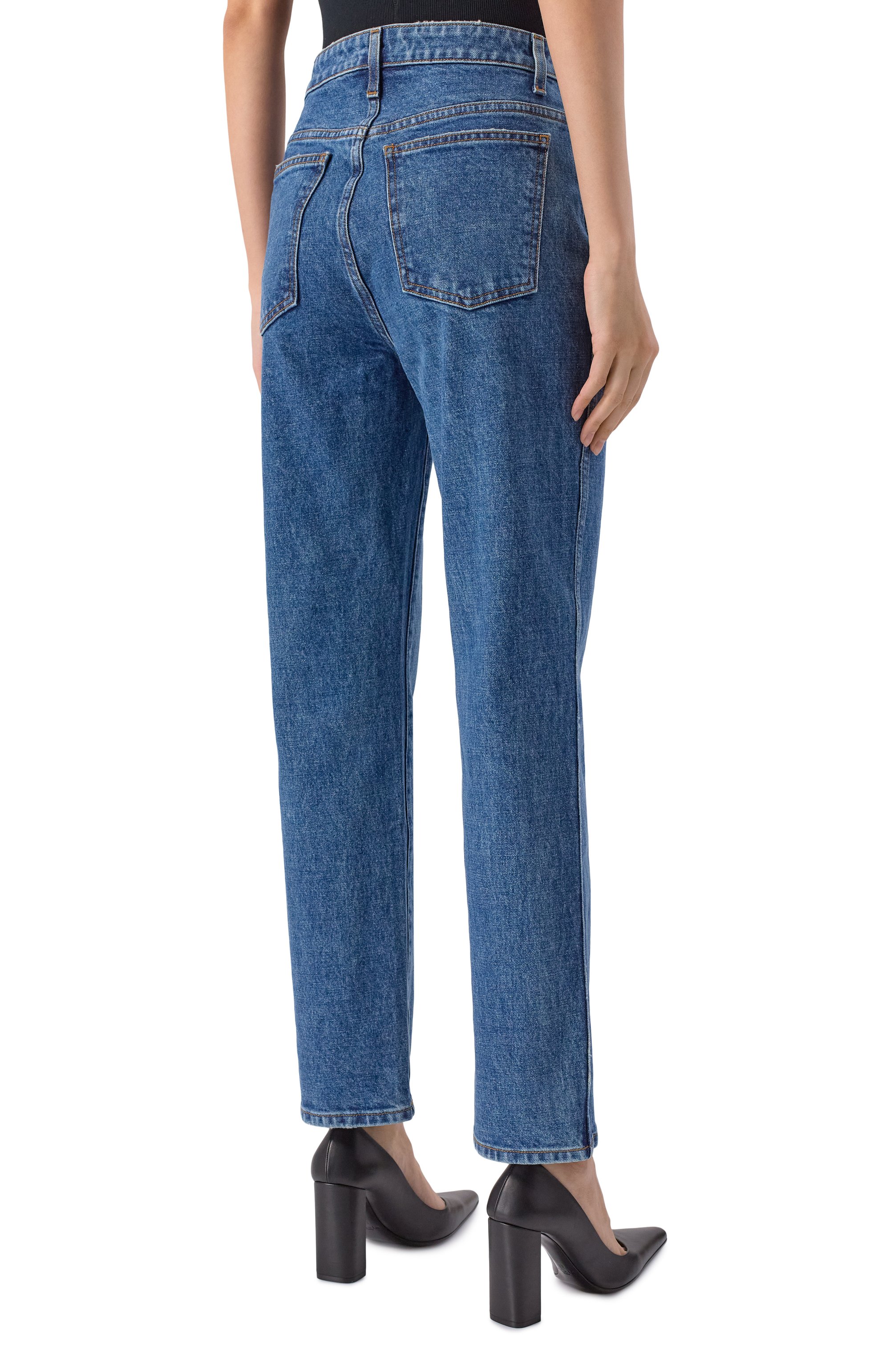 Джинсы abigail KHAITE синего цвета по цене 74350 руб., арт. 1071916009, фото 4 Джинсы abigail KHAITE, арт. 1071916009, фото 4