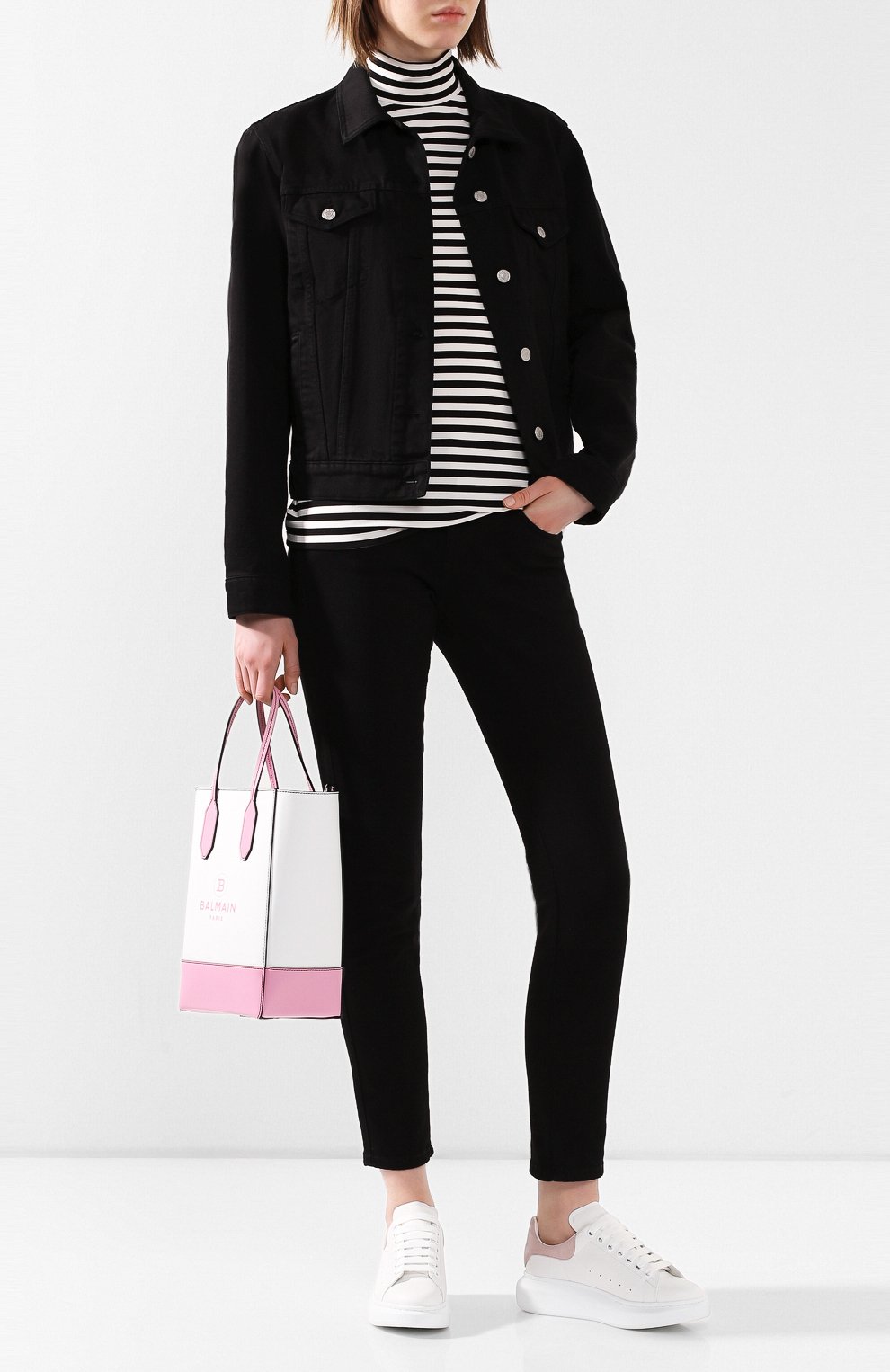 Кожаные кеды oversized ALEXANDER MCQUEEN, арт. 553770/WHGP7, фото 2