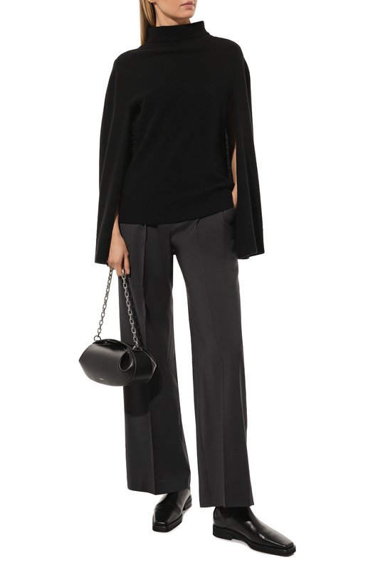 Свитер из шерсти и кашемира GOEN.J Чёрный, фото 2