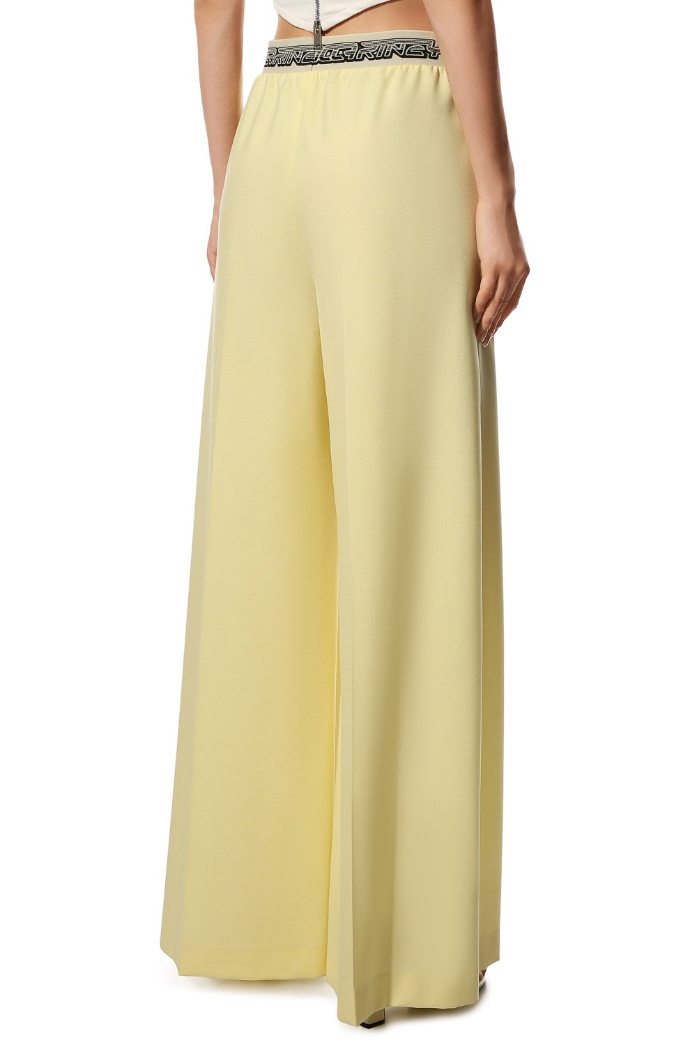 Шерстяные брюки STELLA MCCARTNEY желтого цвета по цене 85150 руб., арт. 604218/SSA36, фото 4 Шерстяные брюки STELLA MCCARTNEY, арт. 604218/SSA36, фото 4